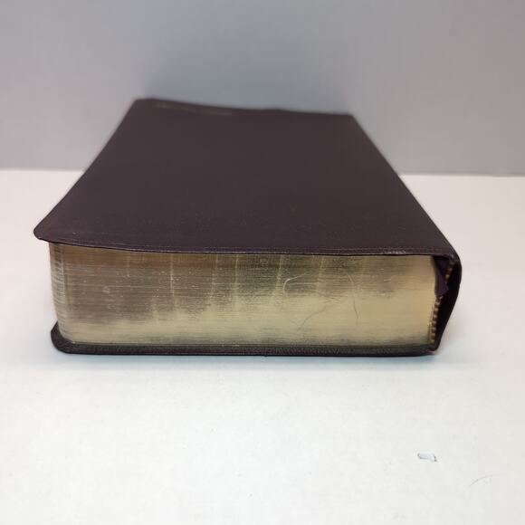 Life Application Study Bible NIV Zondervan Burgandy Bonded Leather Gold Gilt - Picture 4 of 13